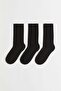 3-pack ribbed socks