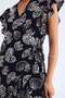 Patterned wrap dress - 2