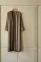 Satin dressing gown