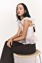 بلوزة ببلوم بتفاصيل ربطة عنق - 4