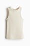 Ribbed vest top