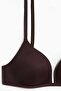 Padded non-wired microfibre bra - 2