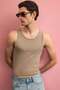 Slim Fit Ribbed vest top