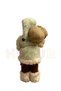 30cm Brown Santa Claus Figure with Lantern and Gift Sack Detail Christmas Tree Decorative Desktop Ornament - 4