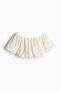 Cropped off-the-shoulder top