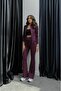 Plum Kyle Zippered Jacket Leggings Set - 3