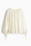 Drawstring-detail blouse - 4