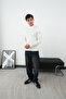 Yarım Balıkçı Regular Fit High Neck Men's Sweater Ecru - 3