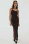 Draped strappy dress