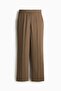 Straight crease-leg trousers