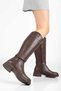 New Season Imported Quality Imported Materials Both Glued and Sewn Buckle Detail Waterproof Long Boots - 2