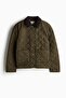Quilted corduroy-collar jacket - 5