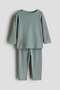 Ribbed cotton set
