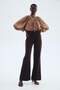 بنطلون مخملي واسع الأرجل - 2