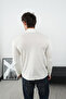 Yarım Balıkçı Regular Fit High Neck Men's Sweater Ecru - 4