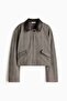 Coated-collar jacket - 6