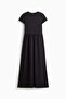 Short-sleeved maxi dress - 5
