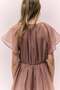 Butterfly-sleeved dress - 4
