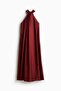 Maxi halterneck dress