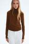 Polo-neck jumper