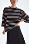Pleated denim skirt - 5