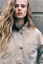Corduroy-collar canvas jacket - 3