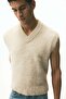 Loose Fit Fluffy sweater vest