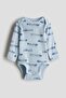 Envelope-neck bodysuit