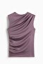 Draped vest top
