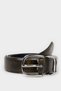 Women's Oval Buckle Faux Leather Jean Belt F3284Axns