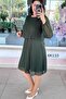 Multi Chiffon Pleated Dress 6K115 - 3