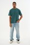 Men's 100% Organic Cotton Soft Textured Comfort Fit Crew Neck T-Shirt E222 - 2