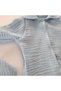 Blue Muslin Fabric Baby Romper Set |   4 Pieces Cotton 4-Layer Muslin Romper - 3