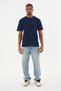 Men's 100% Organic Cotton Soft Textured Comfort Fit Crew Neck T-Shirt E222 - 2