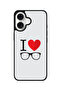 iPhone 17 Case, [Compatible with MagSafe] Slim Magnetic cover Phone Case iPhone 17 -I Love Glasses
