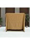 Beige 2-Seater Swing Cover 235x117.5x178.5cm - Durable Polyester Outdoor Garden Accessory