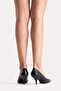 Black-Women's Short Heeled Croco Stiletto - 6
