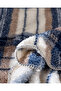 Varnelle Double Sherpa Blanket - Ecru/Indigo - 6