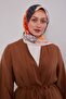 وشاح قطني بنمط عرقي فضي - 3