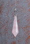 Pink Quartz Stone Pandul Pendulum - 3