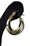 - Irem 3914 Triple Spiral Steel Hoop Earrings - 3