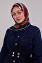 وشاح قطني بنمط سمك السلمون والزيبرا - 3