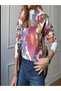 Colored patterned sweater - 4