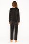 Women's 13166-2688 long sleeve velvet pajama set - 2
