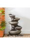Elgon Outdoor Fountain - Brown Garden Water Feature, 64x42x100 CM, 1 Year Warranty