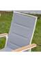 Janice 1 + 6-Seater Outdoor Dining Set - Grey Aluminium & Texteline - 2-Year Warranty - 6