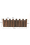FFD Wooden Garden Edging Border Wooden Fence For Landscaping (90x6x30cm) - 7
