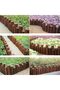 FFD Wooden Garden Edging Border Wooden Fence For Landscaping (90x6x30cm) - 3