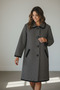 Women's Buttoned Front Thick Knit Cardigan with Pocket and Collar