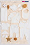 Striped Patterned 10 Piece Boxed Baby Girl Hospital Discharge Set - 2